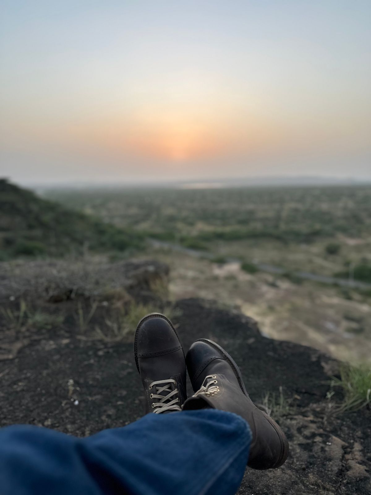 Photo by abhshkap on October 12, 2025 of the Blkbrd Shoemaker Luchador Z Service Boot in Thick Coffee.