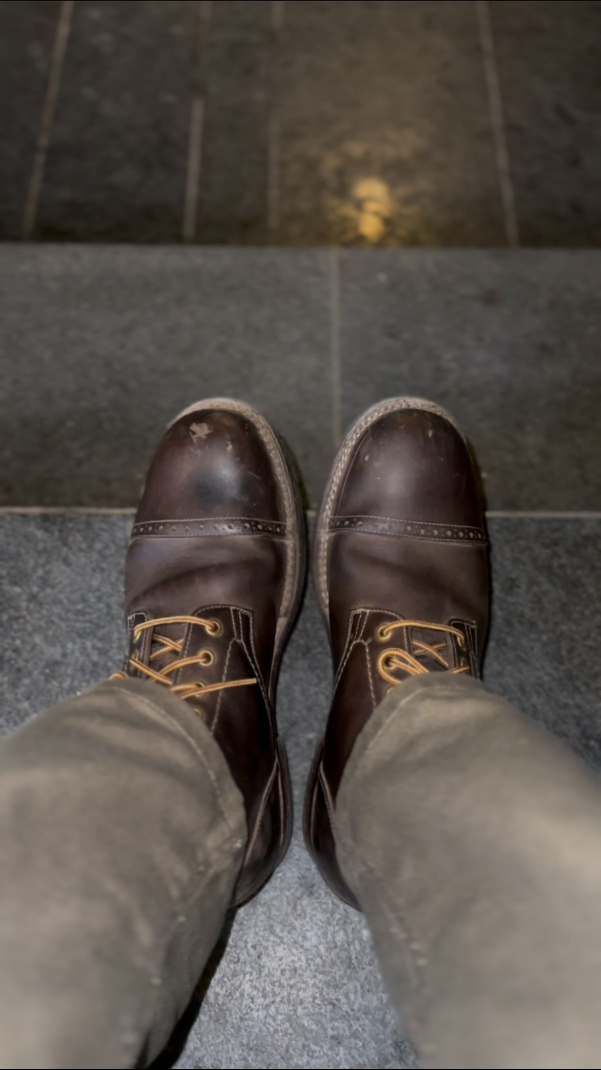 Photo by abhshkap on November 2, 2025 of the Blkbrd Shoemaker Luchador Z Service Boot in Thick Coffee.