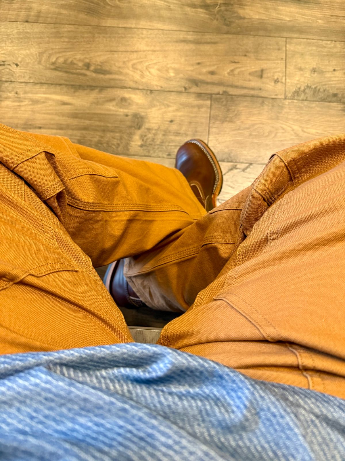 Photo by BigDawg308 on July 18, 2025 of the Wesco Mister Lou in Horween Brown Chromexcel.