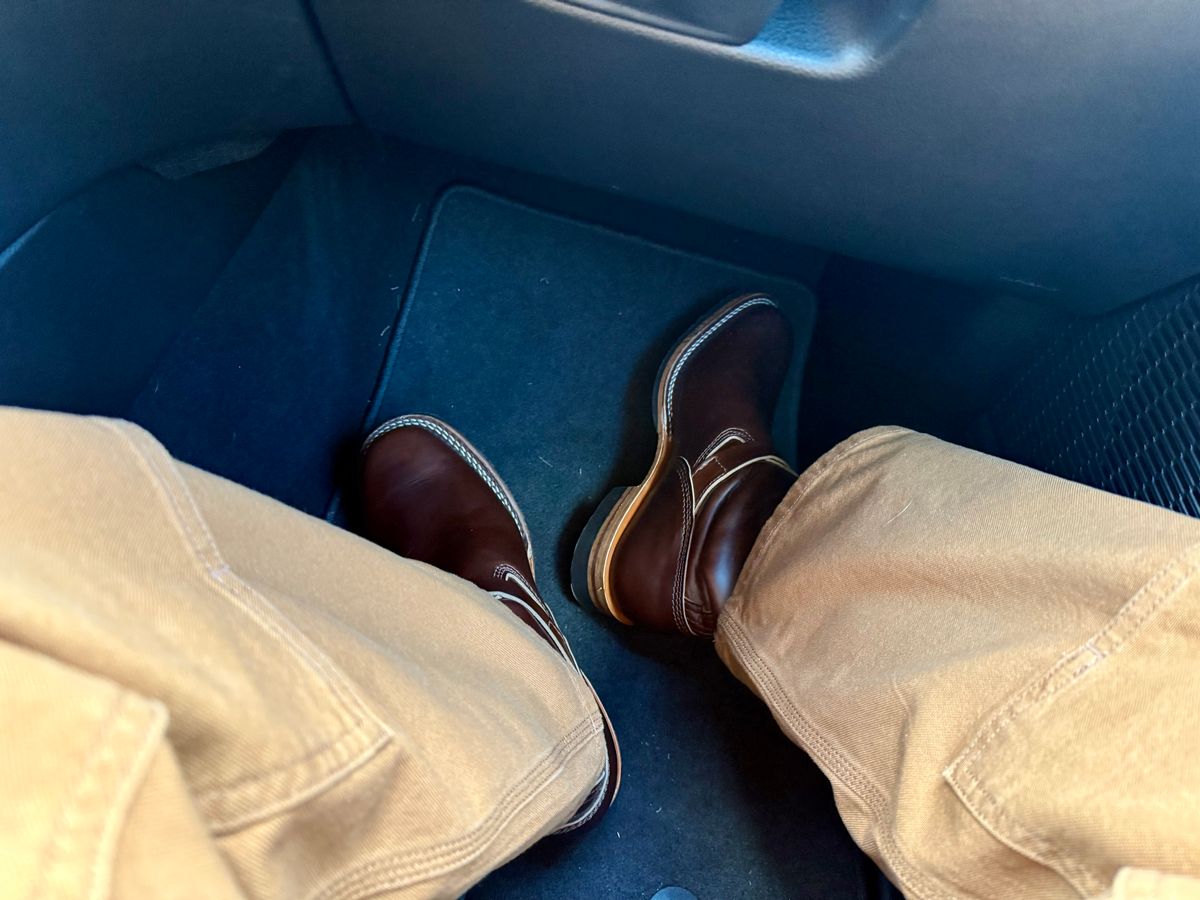 Photo by BigDawg308 on July 18, 2025 of the Wesco Mister Lou in Horween Brown Chromexcel.