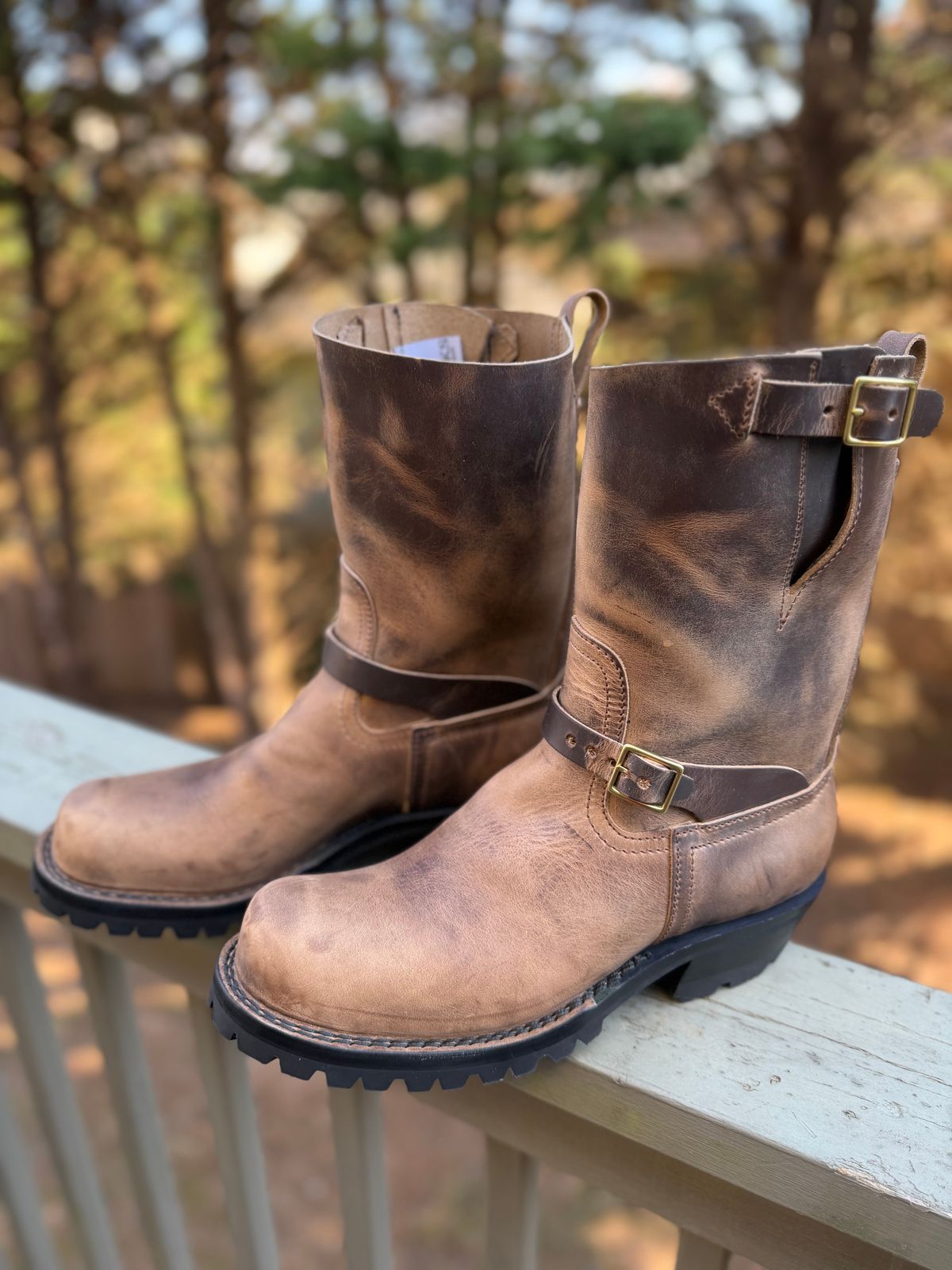 Photo by BigDawg308 on November 18, 2025 of the Nicks Pullman in Horween Predator Natural.