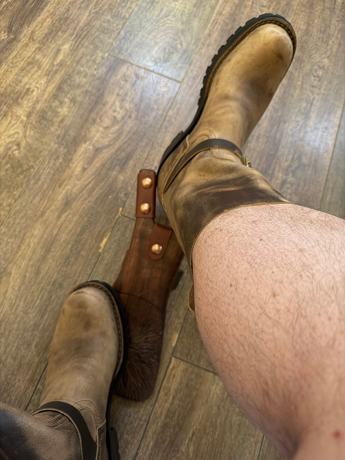 Photo by BigDawg308 on November 17, 2025 of the Nicks Pullman in Horween Predator Natural.