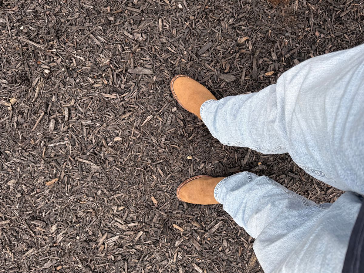 Photo by BigDawg308 on August 11, 2025 of the John Lofgren Duke Roper Boots in Horween Natural Chromexcel.