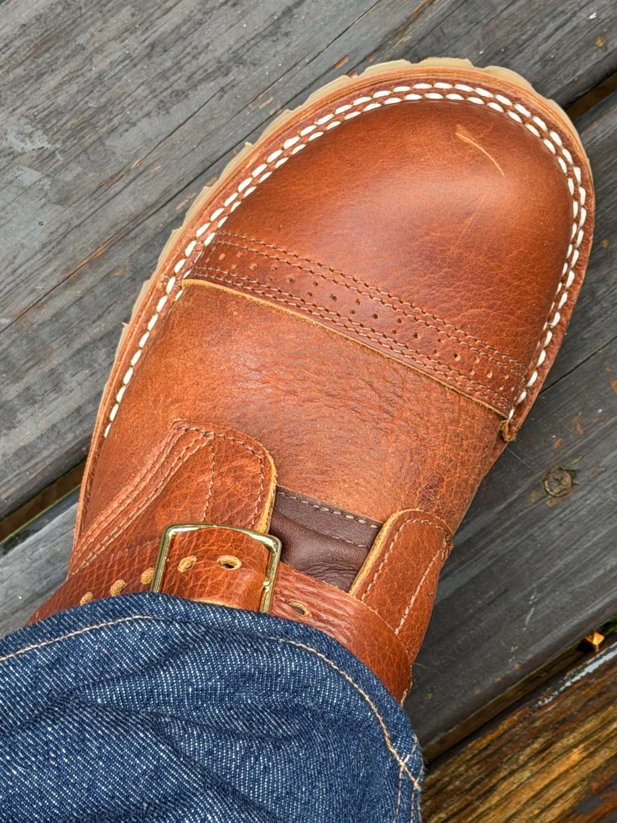 Photo by BigDawg308 on November 19, 2025 of the Nicks TankerPro in Law Tanning Peanut Big Horn Shrunken Bison.