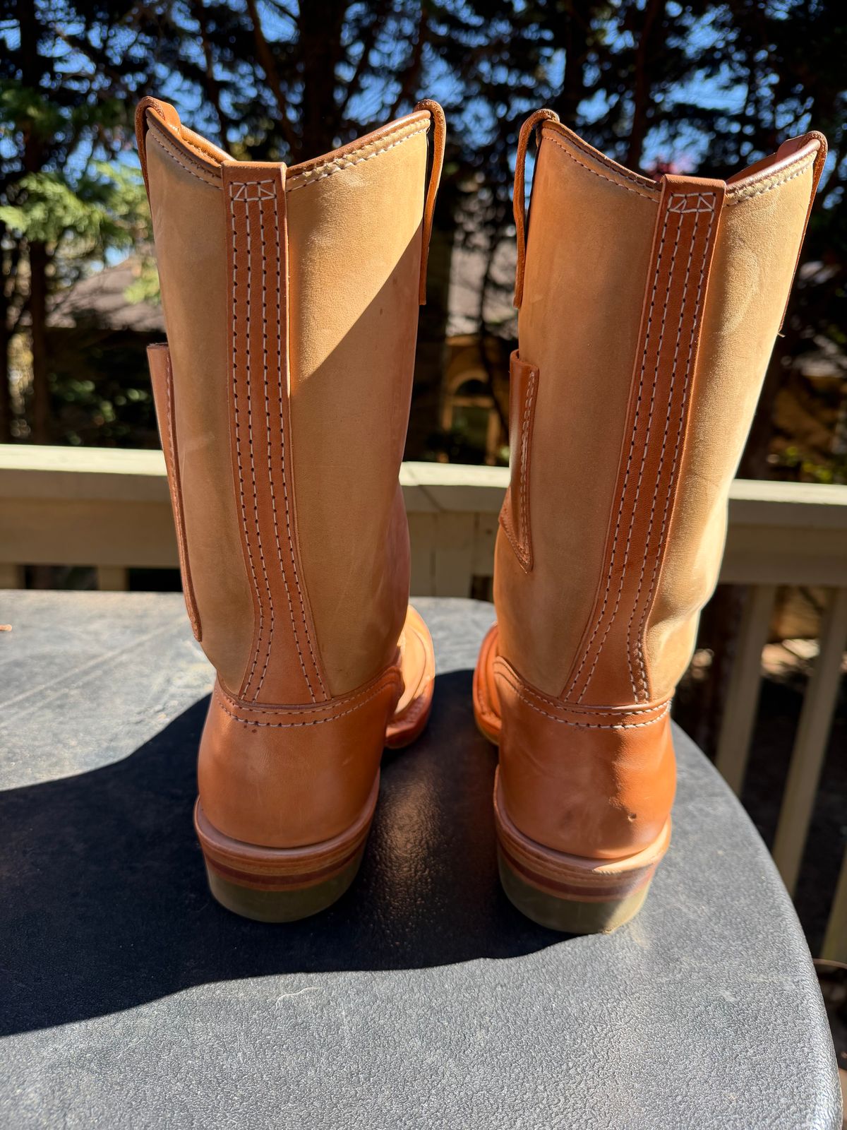 Photo by BigDawg308 on November 4, 2025 of the Wesco Morrison in Maryam Natural Horsebutt & Seidel Burlap.