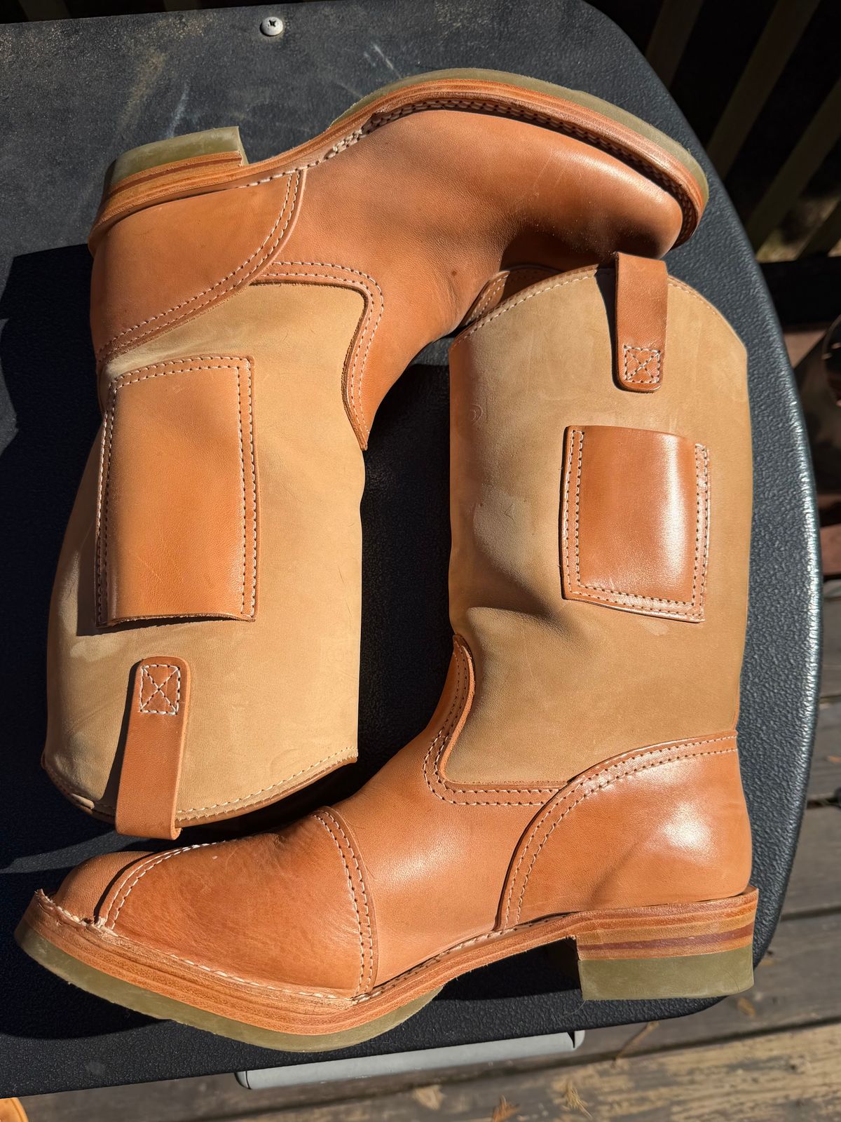 Photo by BigDawg308 on November 4, 2025 of the Wesco Morrison in Maryam Natural Horsebutt & Seidel Burlap.