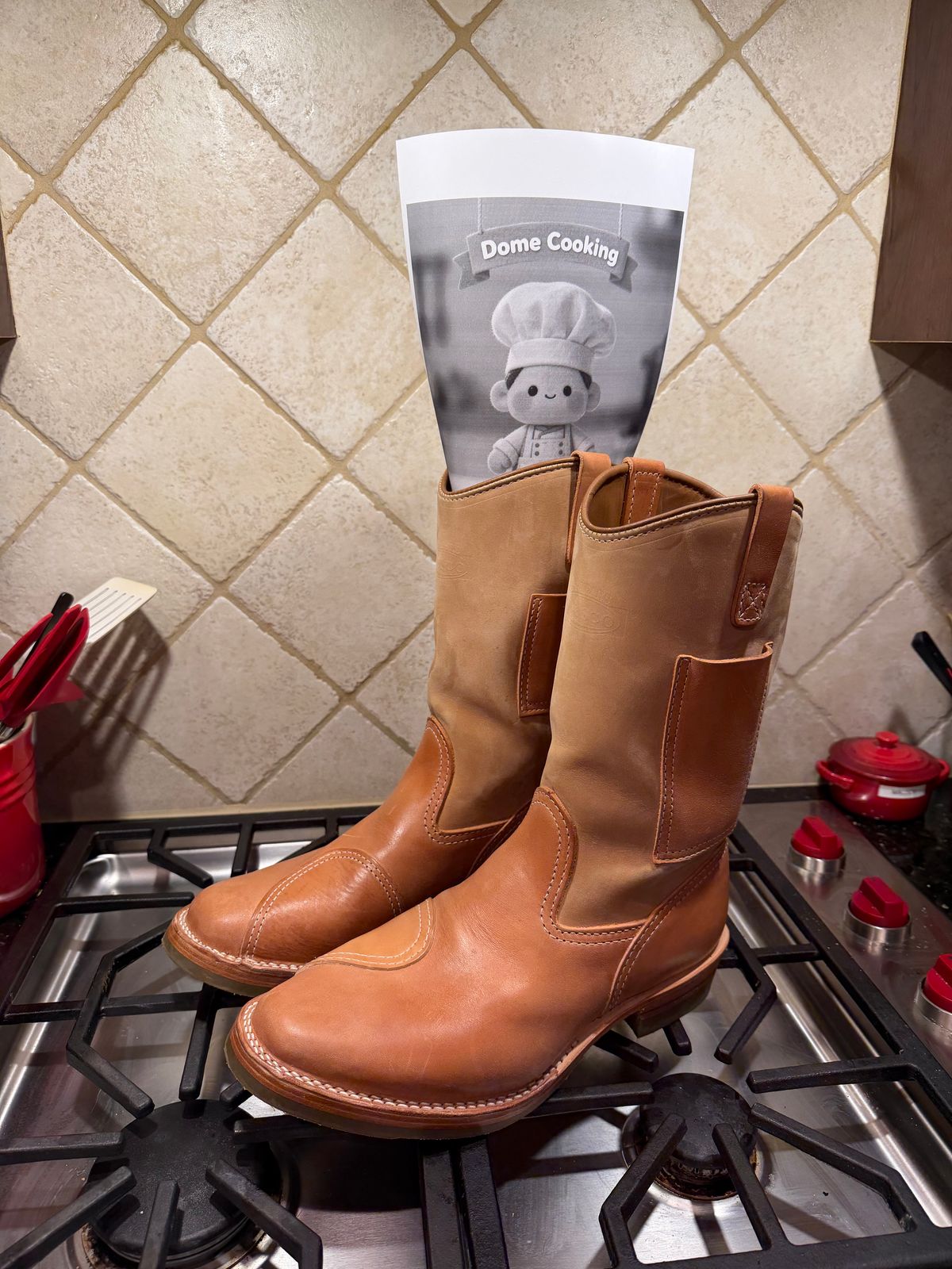 Photo by BigDawg308 on November 4, 2025 of the Wesco Morrison in Maryam Natural Horsebutt & Seidel Burlap.