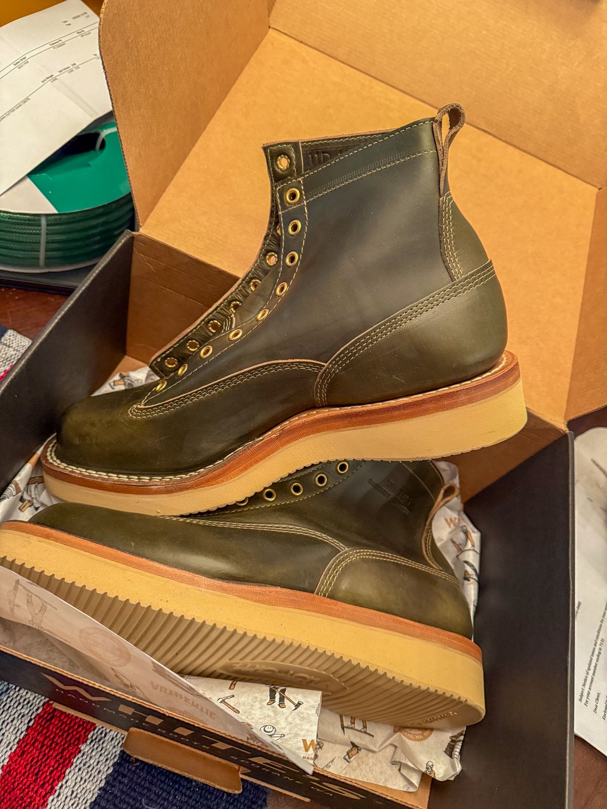 Photo by BigDawg308 on March 6, 2025 of the White's C350LTT-CS in Horween Greener Pastures Dublin.