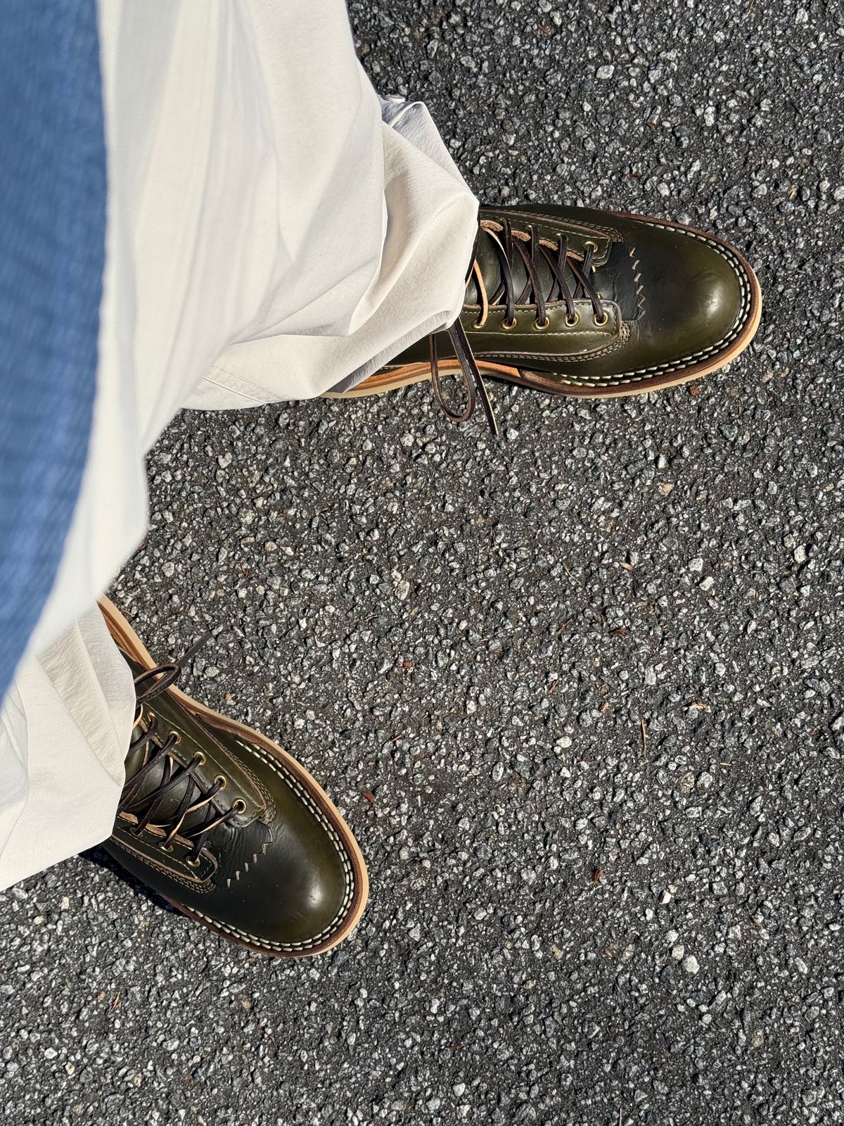 Photo by BigDawg308 on March 12, 2025 of the White's C350LTT-CS in Horween Greener Pastures Dublin.