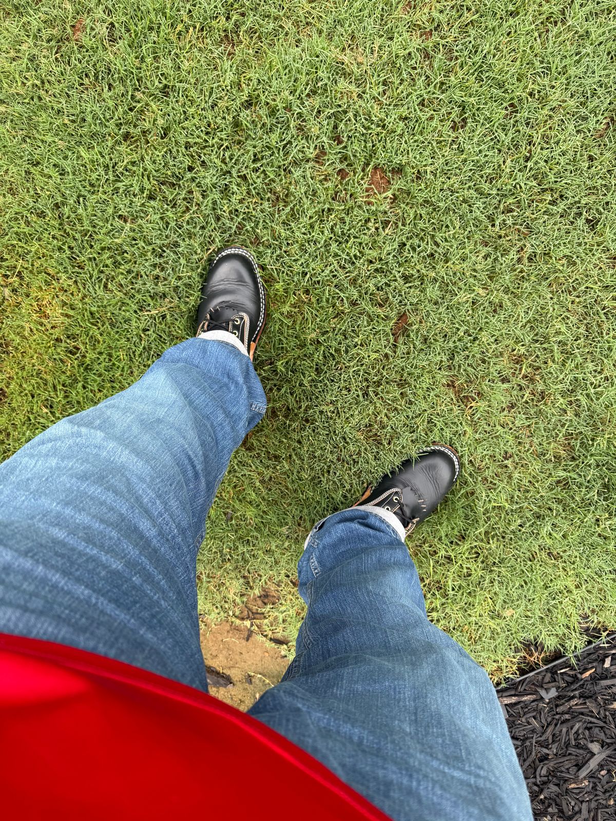 Photo by BigDawg308 on June 10, 2025 of the Frank's Boots Wilson in Horween Black Chromexcel.