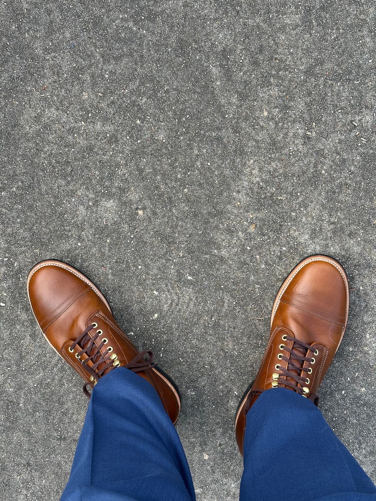 Photo by PMap on June 22, 2026 of the Hambleton The Officer in Horween Napa Excel.