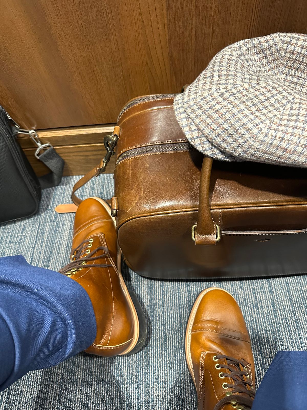 Photo by PMap on June 22, 2026 of the Hambleton The Officer in Horween Napa Excel.
