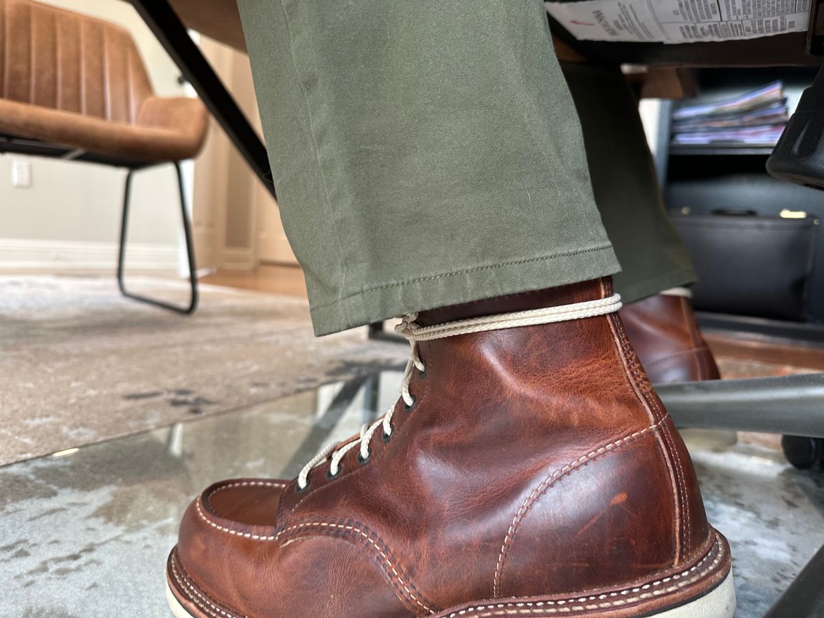 Photo by PMap on June 30, 2026 of the Red Wing 1907 in S.B. Foot Copper Rough and Tough.