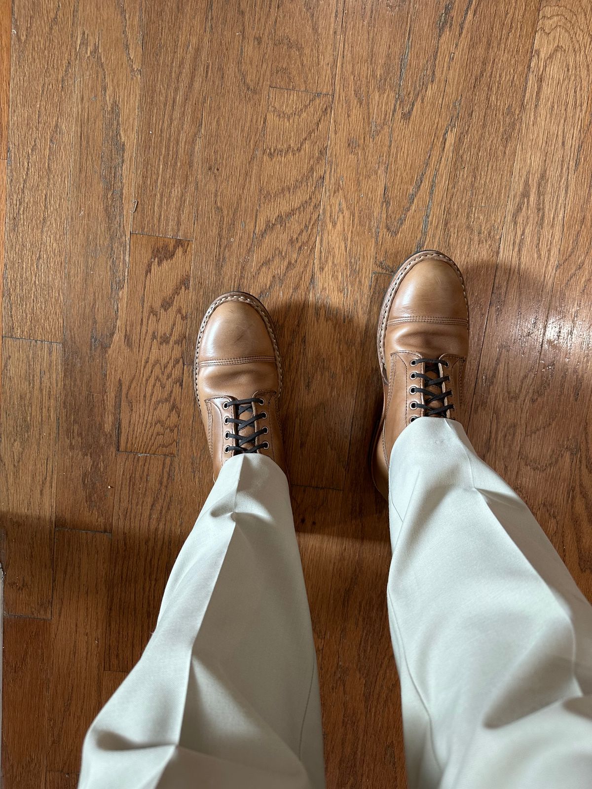 Photo by PMap on June 23, 2026 of the White's MPM1 in Horween Natural Chromexcel.