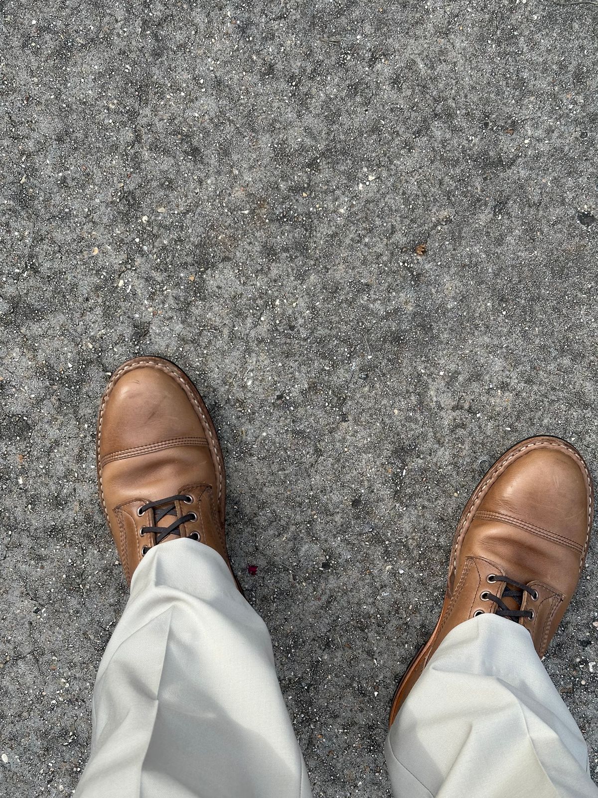 Photo by PMap on June 23, 2026 of the White's MPM1 in Horween Natural Chromexcel.