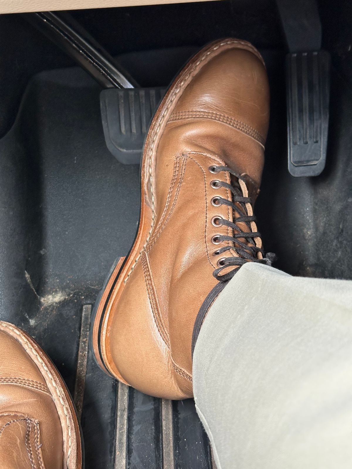 Photo by PMap on June 23, 2026 of the White's MPM1 in Horween Natural Chromexcel.