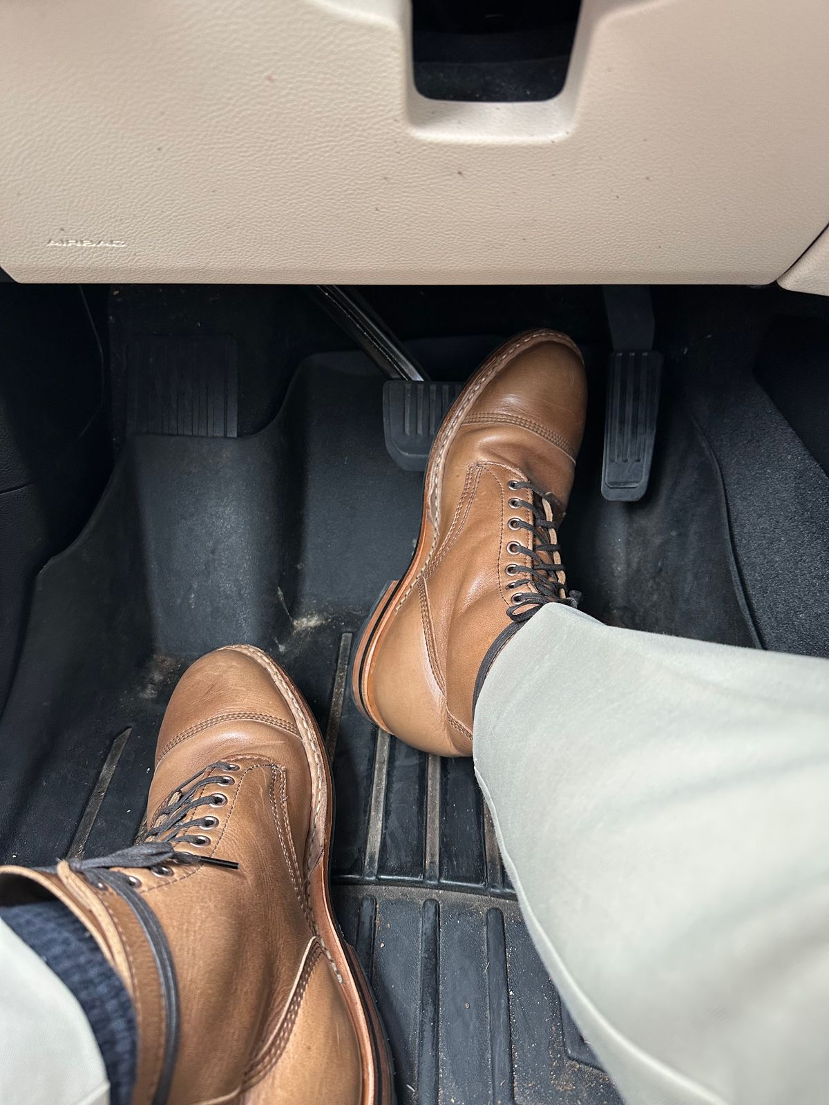 Photo by PMap on June 23, 2026 of the White's MPM1 in Horween Natural Chromexcel.