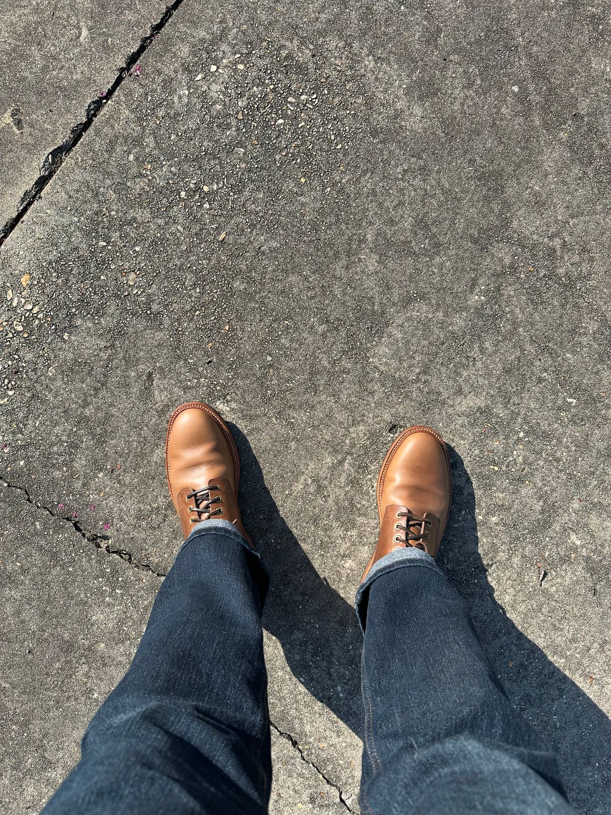Photo by PMap on July 3, 2026 of the Grant Stone Diesel Boot in Horween Dune Chromexcel.