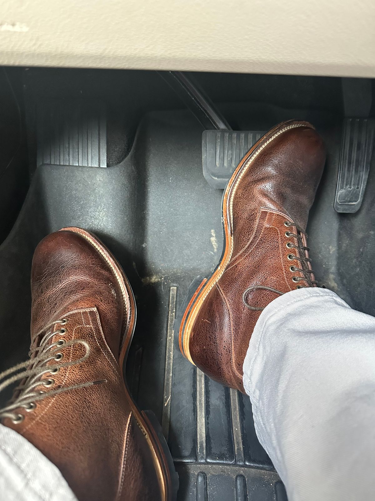 Photo by PMap on July 1, 2026 of the Viberg Service Boot in Whiskey Kudo.