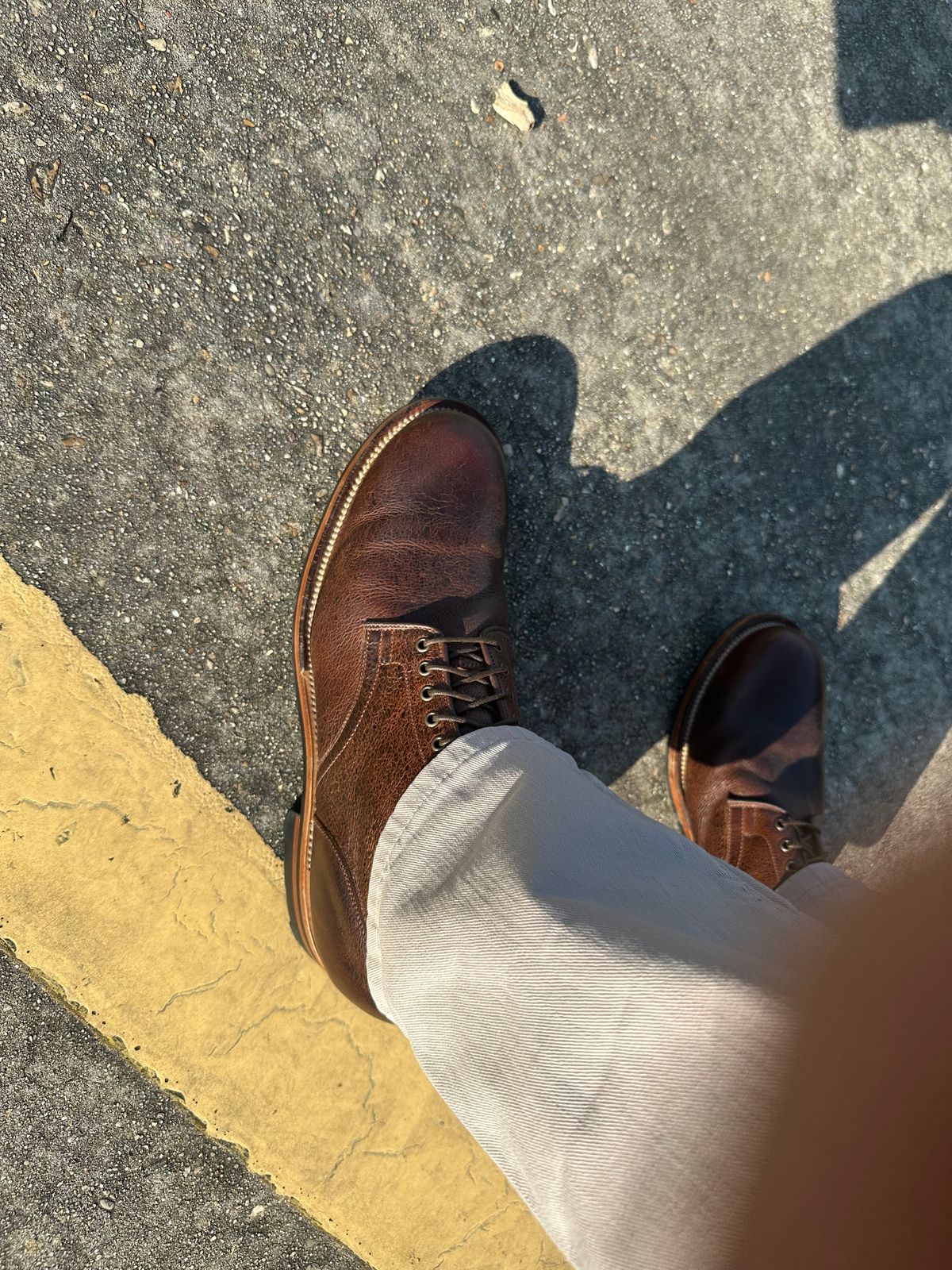 Photo by PMap on July 1, 2026 of the Viberg Service Boot in Whiskey Kudo.