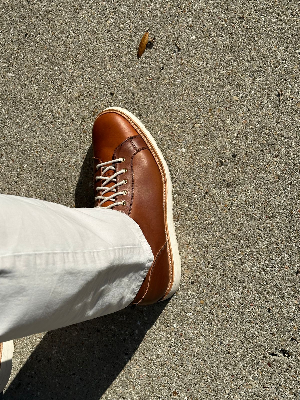 Photo by PMap on June 12, 2026 of the Tricker's x Division Road Super Monkey Boot in Tempesti Cuoio And Ambra Elbamatt.