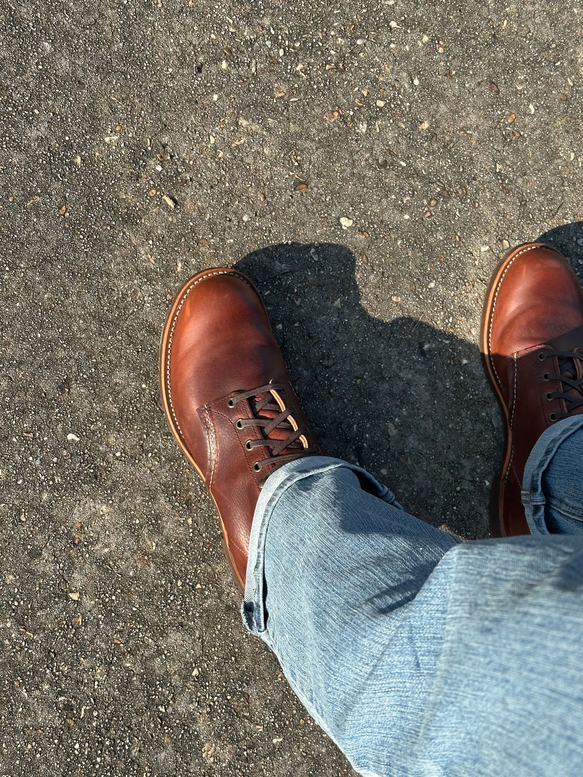 Photo by PMap on June 26, 2026 of the Red Wing Blacksmith in S.B. Foot Briar Oil Slick.