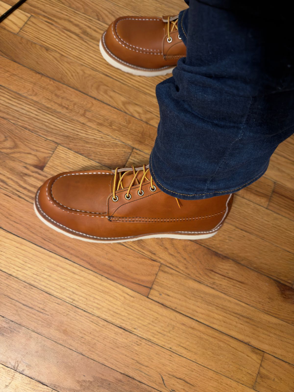 Photo by Kismetatron on October 24, 2025 of the Red Wing 877 in S.B. Foot Oro Legacy.