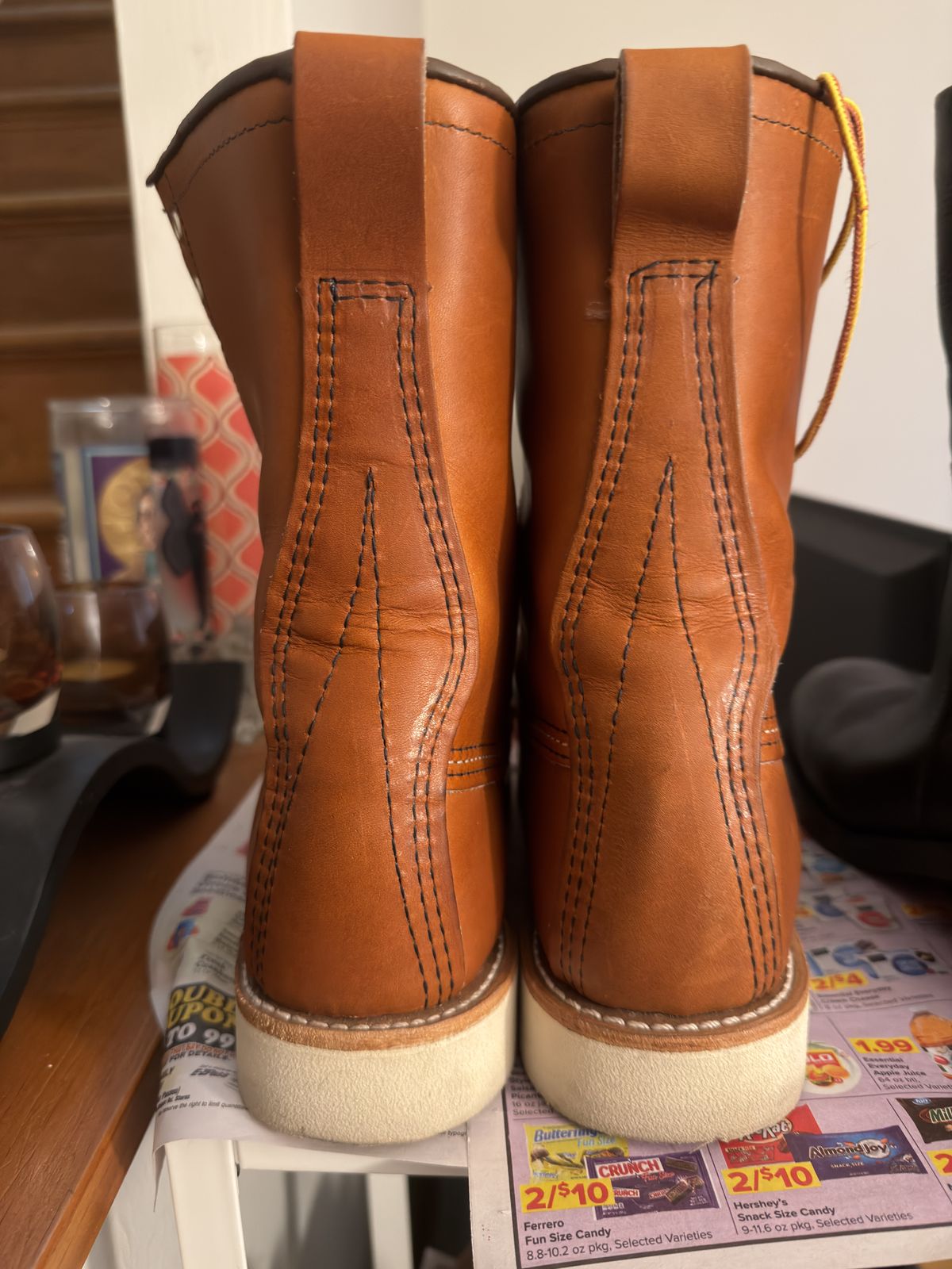 Photo by Kismetatron on November 3, 2025 of the Red Wing 877 in S.B. Foot Oro Legacy.