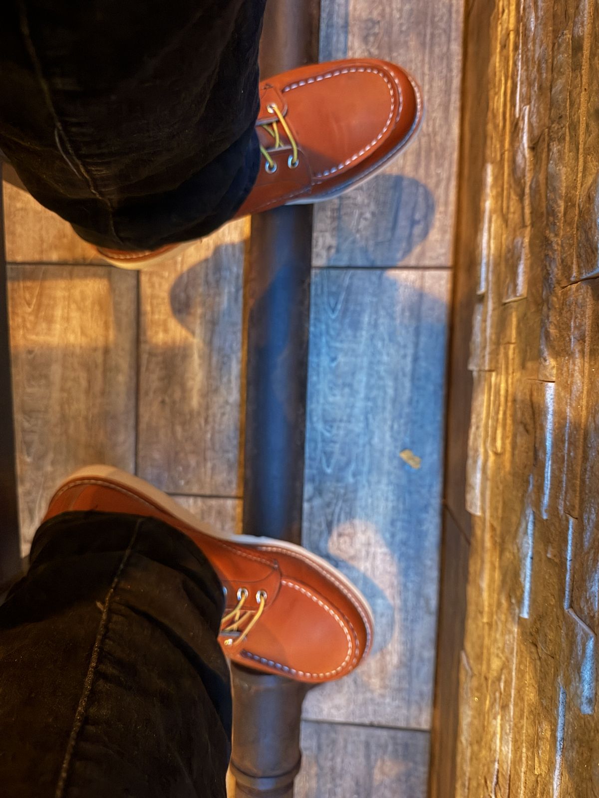 Photo by Kismetatron on November 3, 2025 of the Red Wing 877 in S.B. Foot Oro Legacy.