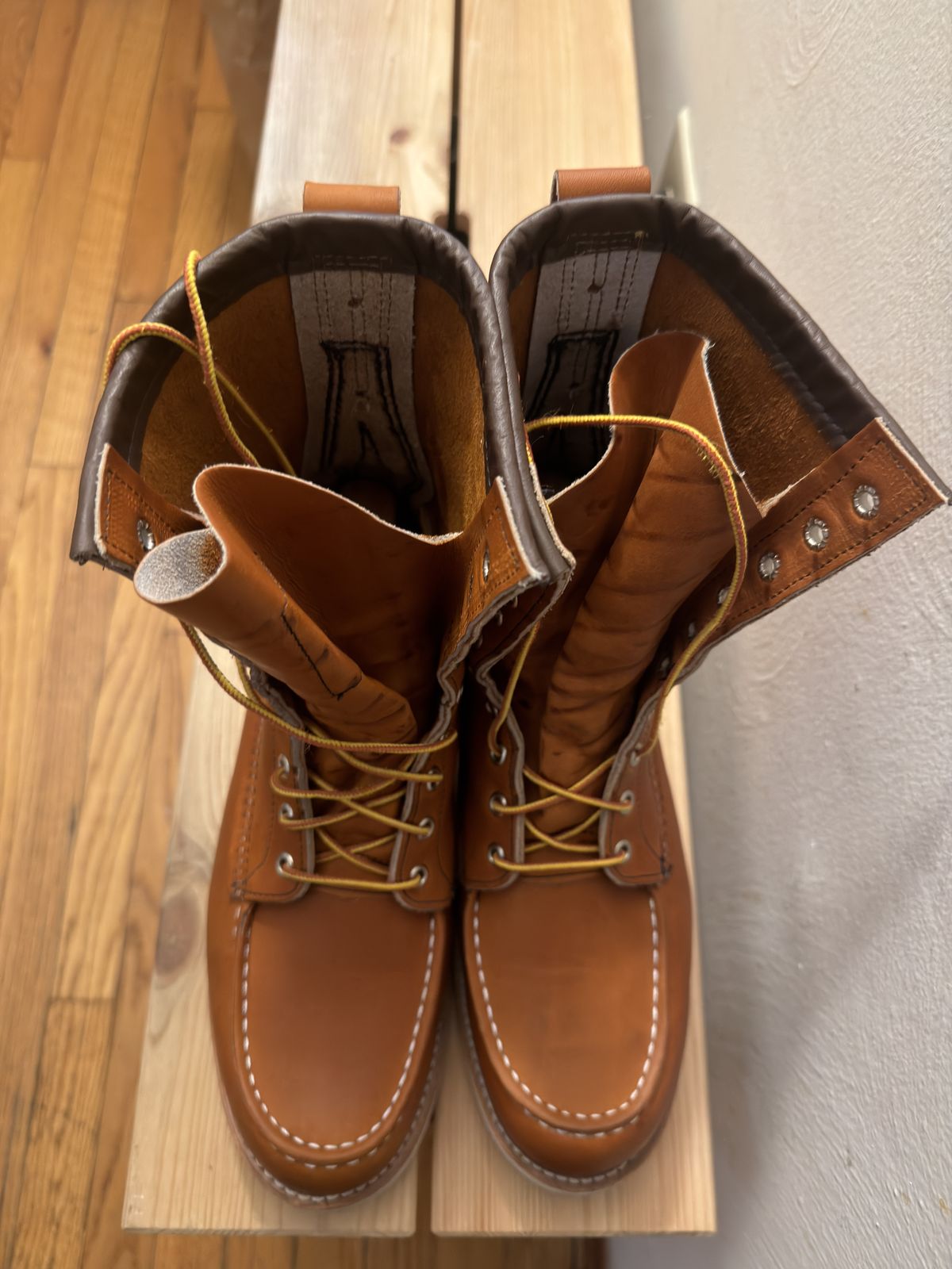 Photo by Kismetatron on November 3, 2025 of the Red Wing 877 in S.B. Foot Oro Legacy.