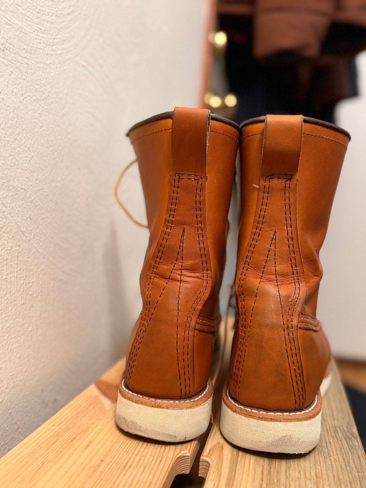 Photo by Kismetatron on December 2, 2025 of the Red Wing 877 in S.B. Foot Oro Legacy.