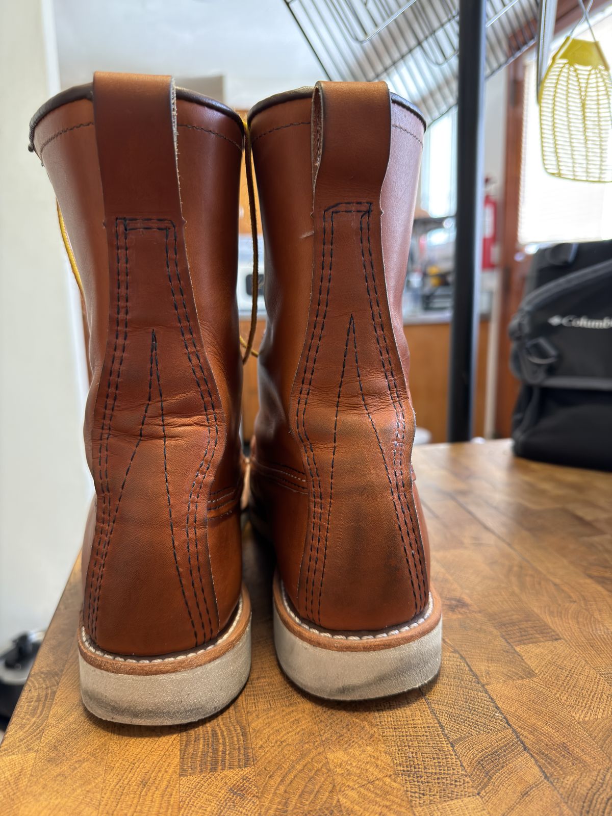 Photo by Kismetatron on January 1, 2026 of the Red Wing 877 in S.B. Foot Oro Legacy.