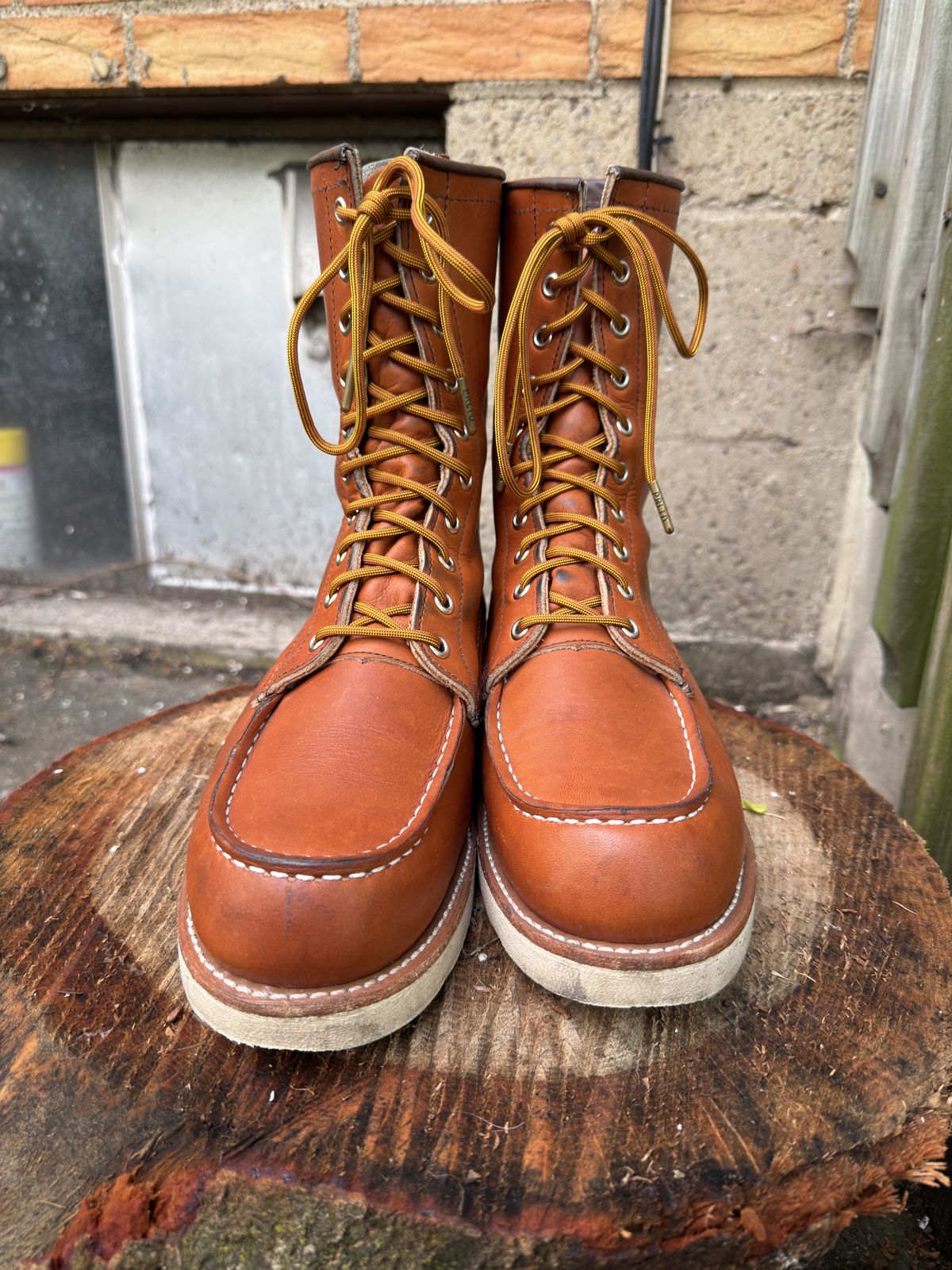 Photo by Kismetatron on May 2, 2026 of the Red Wing 877 in S.B. Foot Oro Legacy.