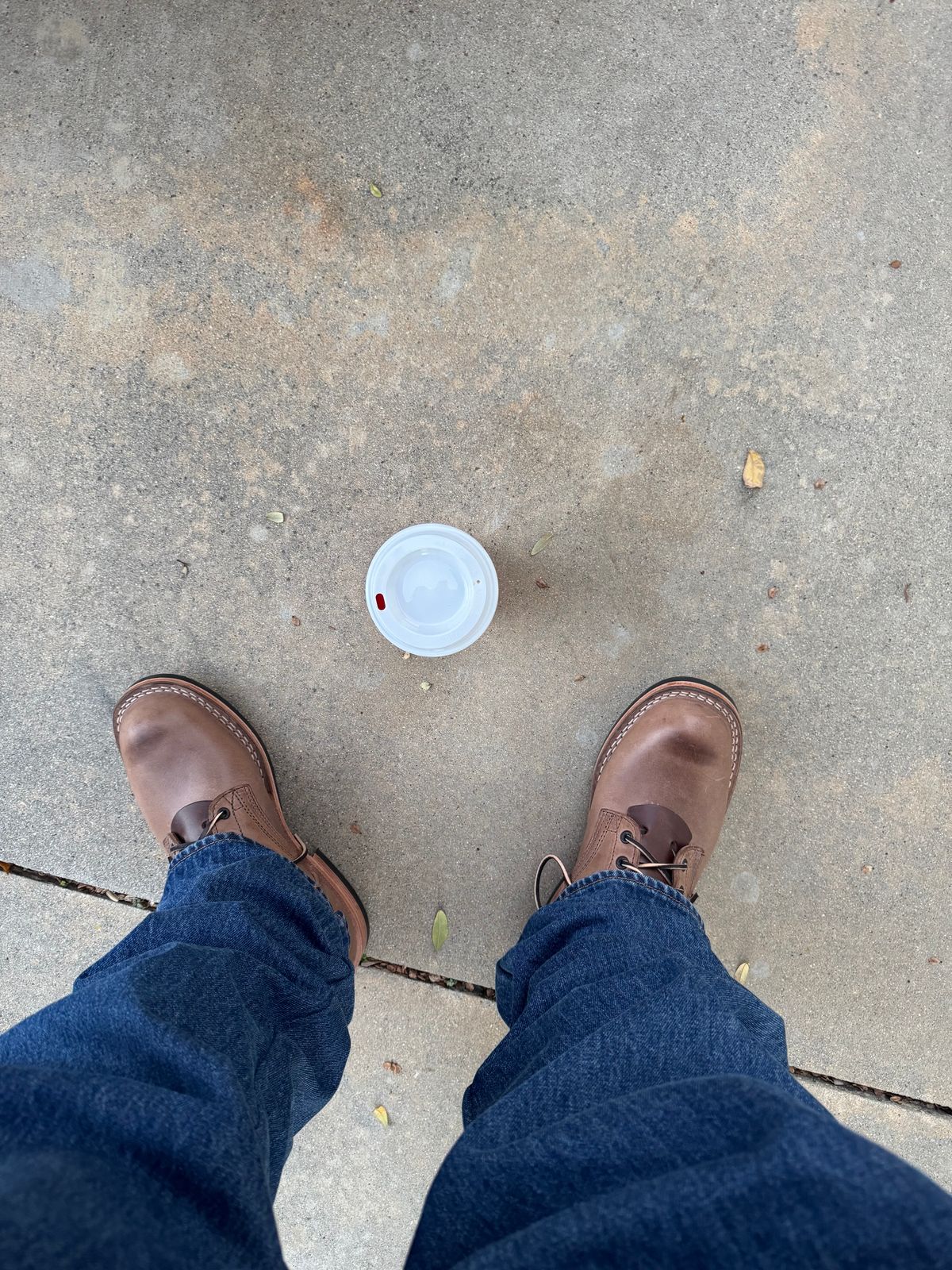 Photo by kirbs80 on December 12, 2025 of the Nicks MTO in Horween Natural Chromexcel.