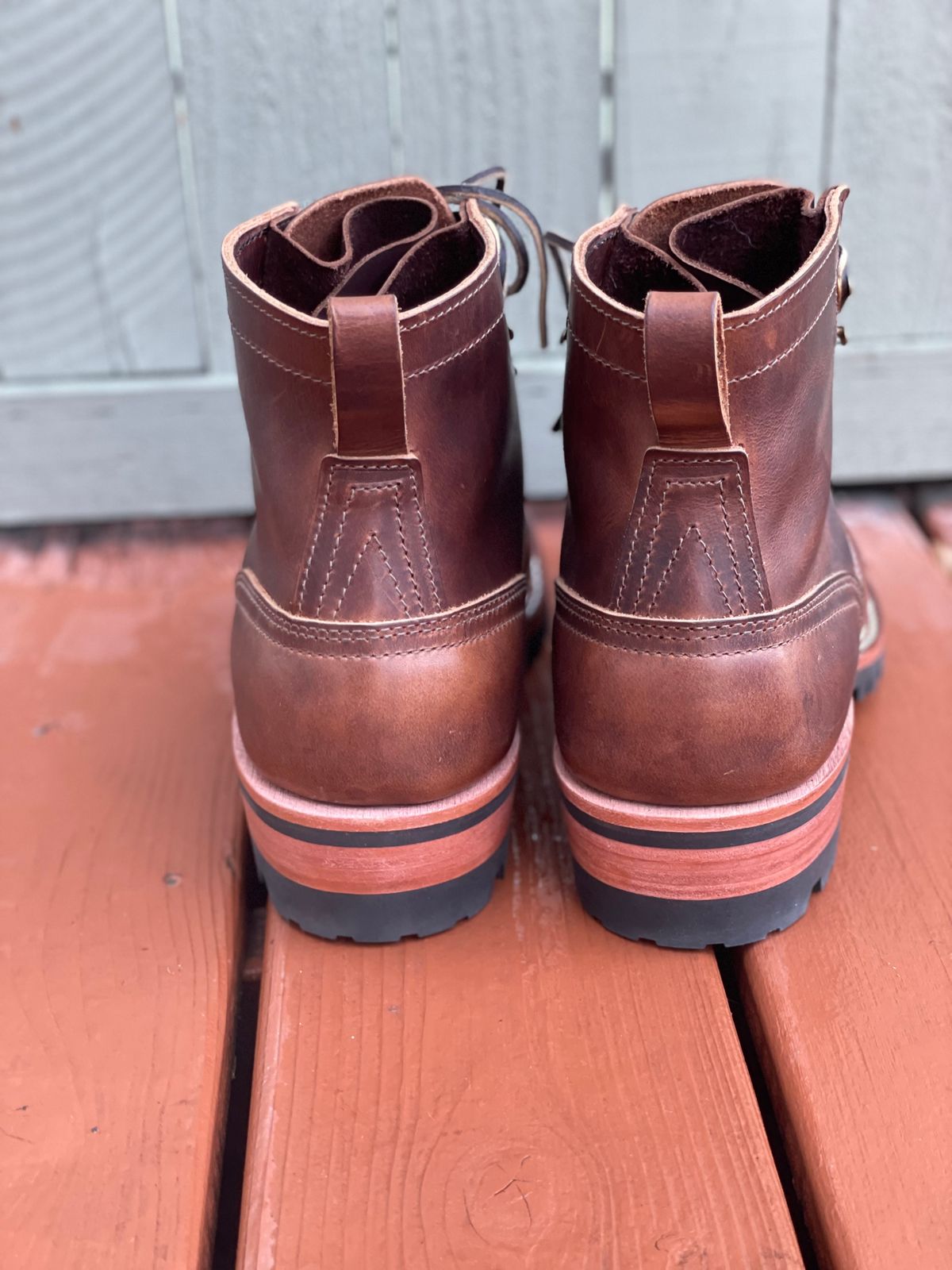 Photo by SteveHarveyOswald on November 1, 2024 of the Nicks Lace Up Heritage in Italian Brown Cypress.