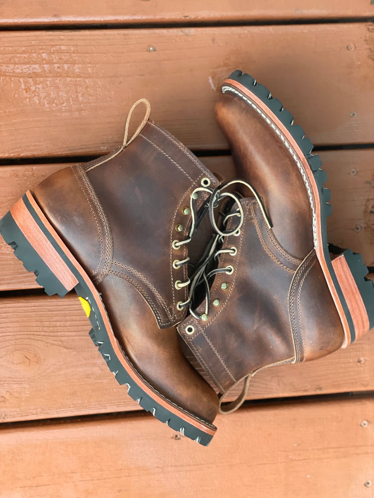 Photo by SteveHarveyOswald on November 1, 2024 of the Nicks Lace Up Heritage in Italian Brown Cypress.