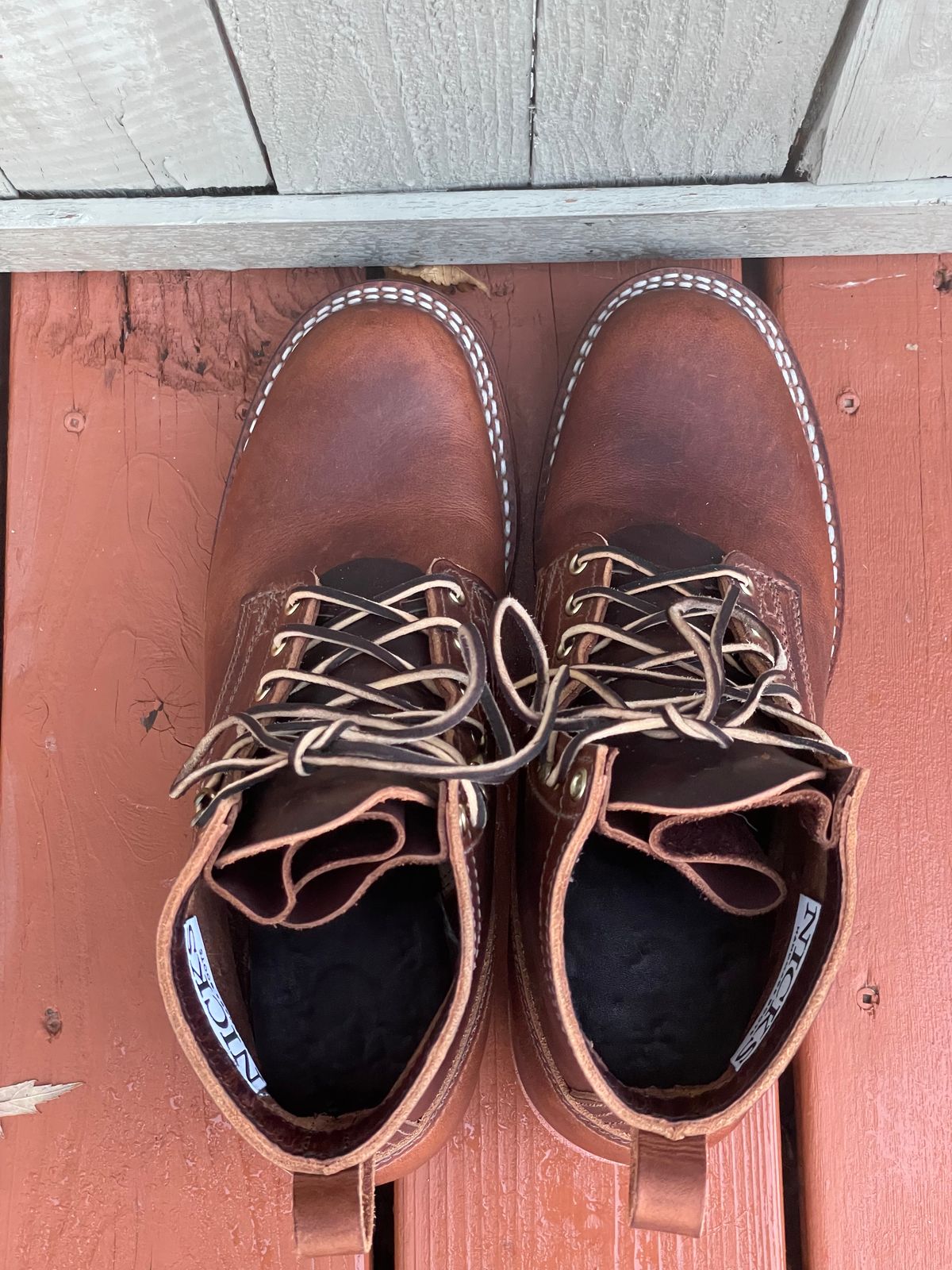 Photo by SteveHarveyOswald on November 1, 2024 of the Nicks Lace Up Heritage in Italian Brown Cypress.