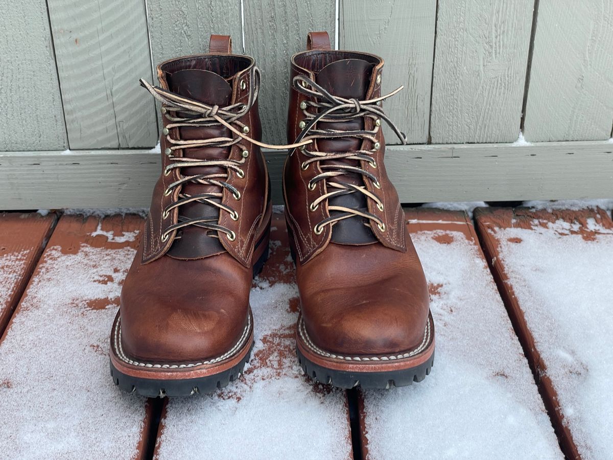 Photo by SteveHarveyOswald on December 2, 2024 of the Nicks Lace Up Heritage in Italian Brown Cypress.
