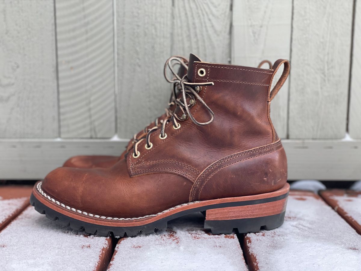 Photo by SteveHarveyOswald on December 2, 2024 of the Nicks Lace Up Heritage in Italian Brown Cypress.