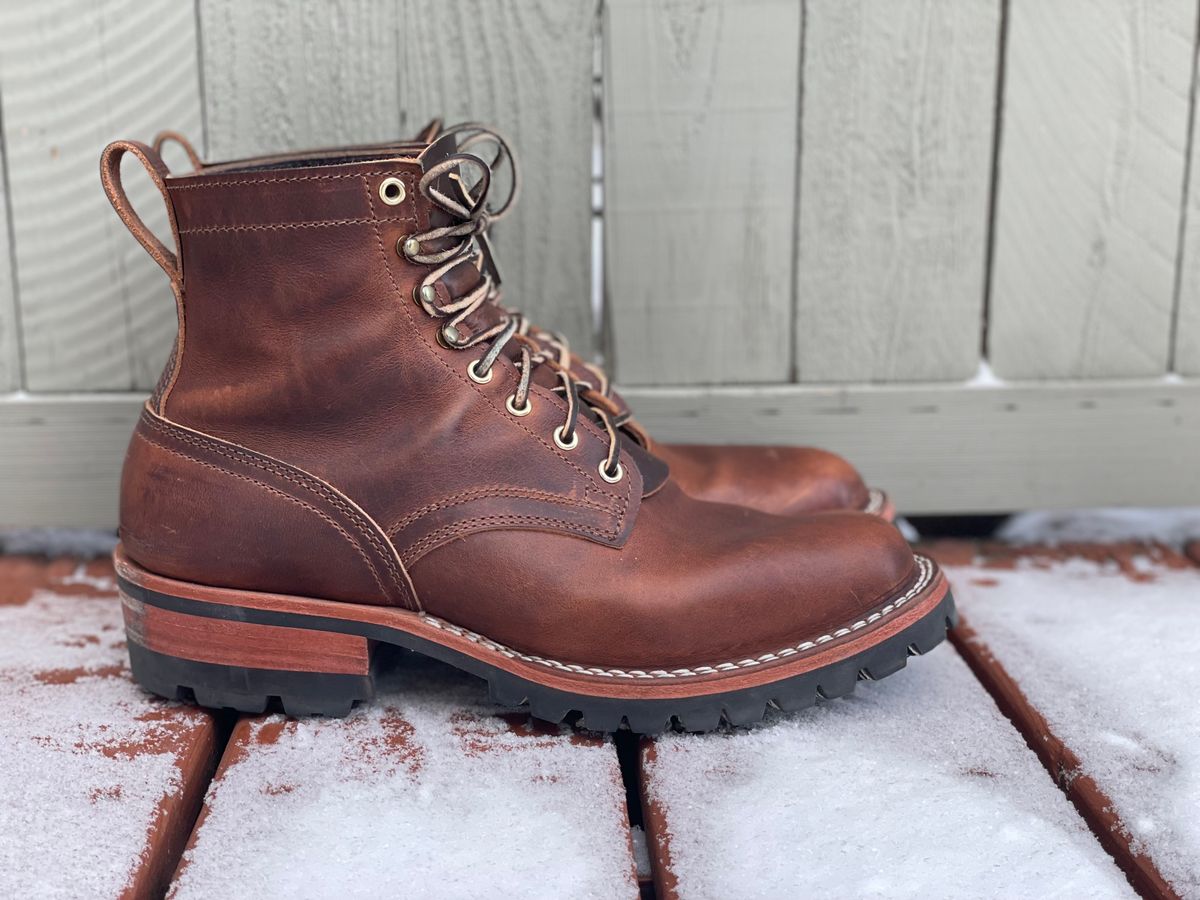 Photo by SteveHarveyOswald on December 2, 2024 of the Nicks Lace Up Heritage in Italian Brown Cypress.