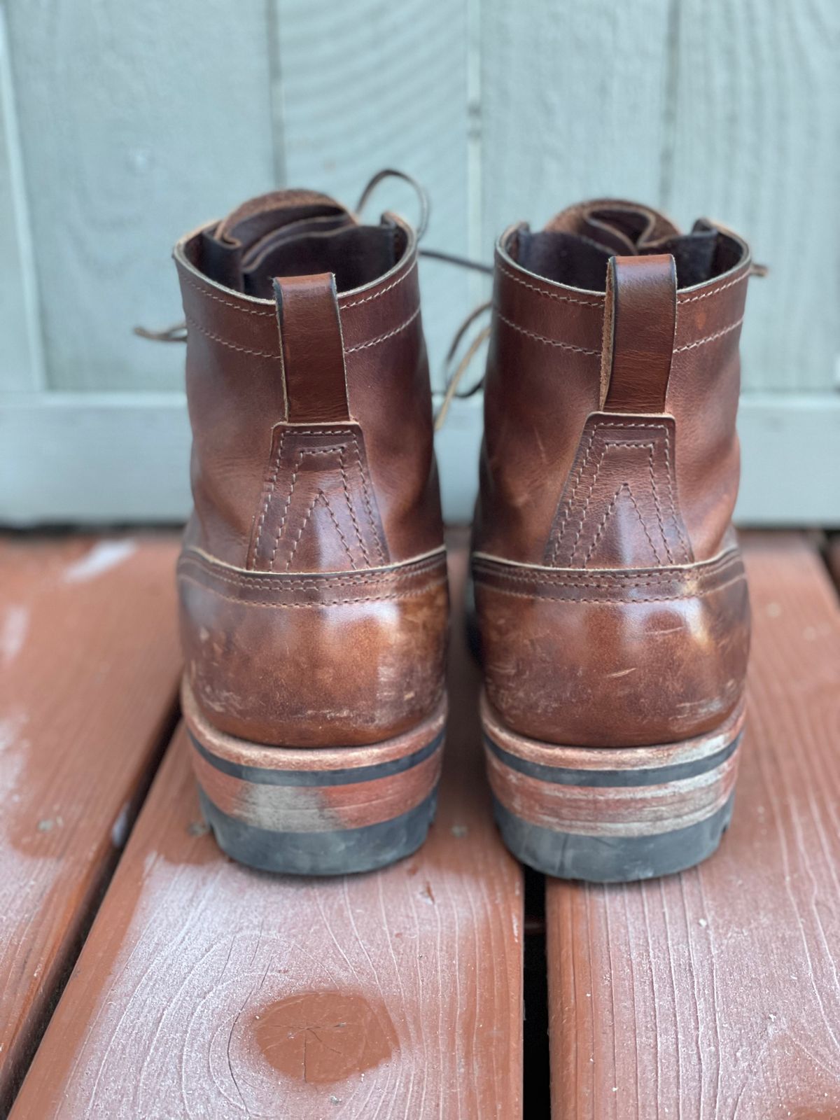 Photo by SteveHarveyOswald on January 4, 2025 of the Nicks Lace Up Heritage in Italian Brown Cypress.