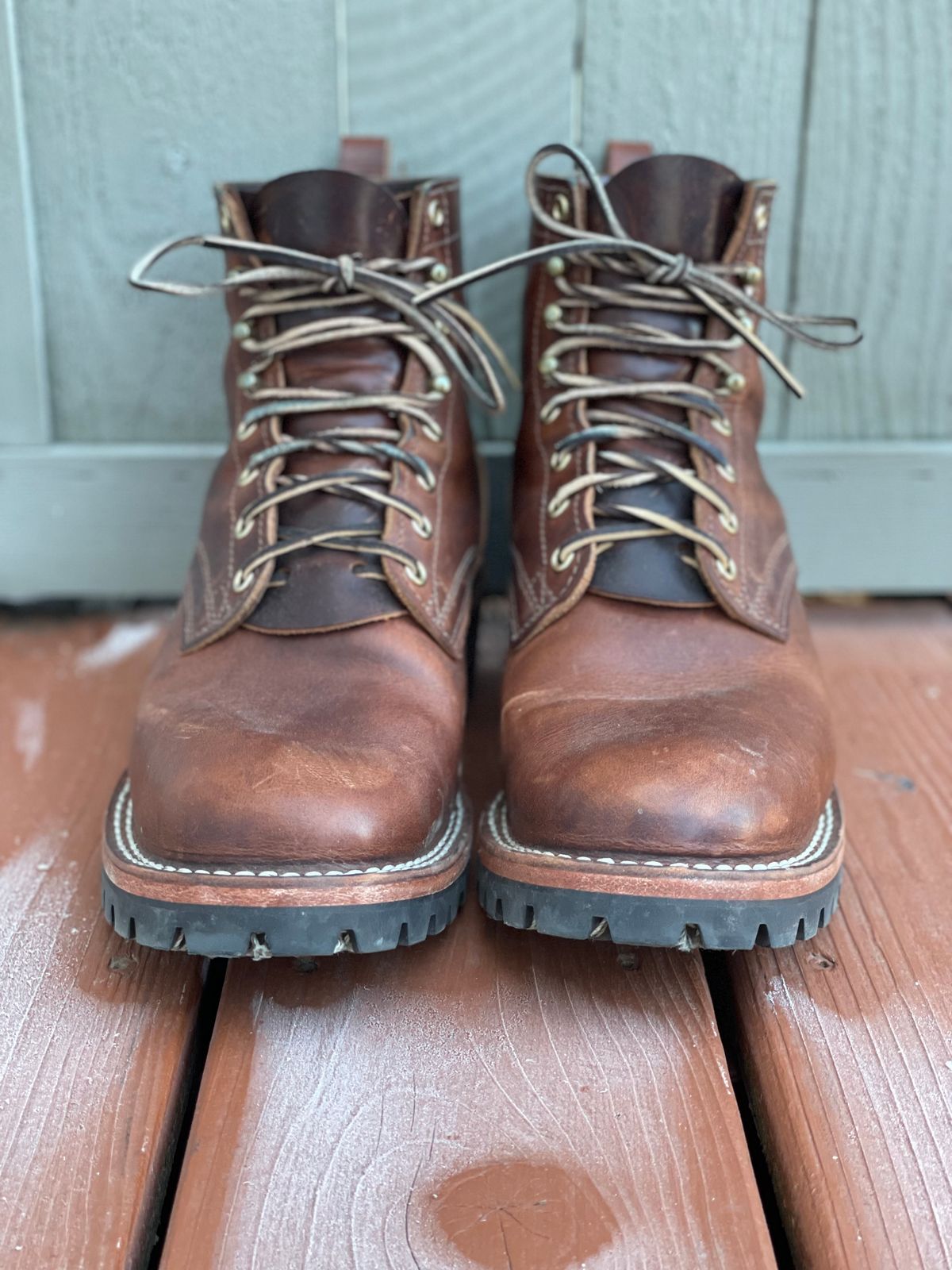 Photo by SteveHarveyOswald on January 4, 2025 of the Nicks Lace Up Heritage in Italian Brown Cypress.