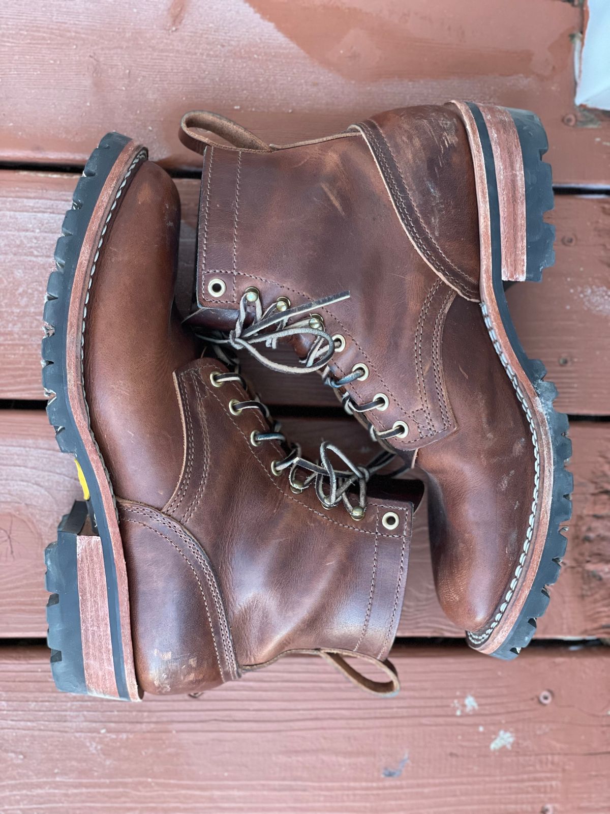 Photo by SteveHarveyOswald on January 4, 2025 of the Nicks Lace Up Heritage in Italian Brown Cypress.
