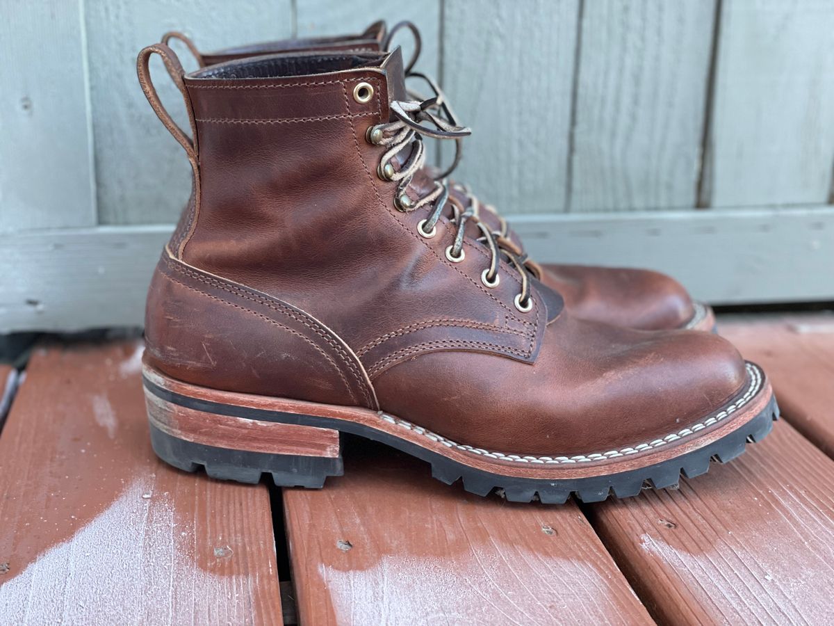 Photo by SteveHarveyOswald on January 4, 2025 of the Nicks Lace Up Heritage in Italian Brown Cypress.