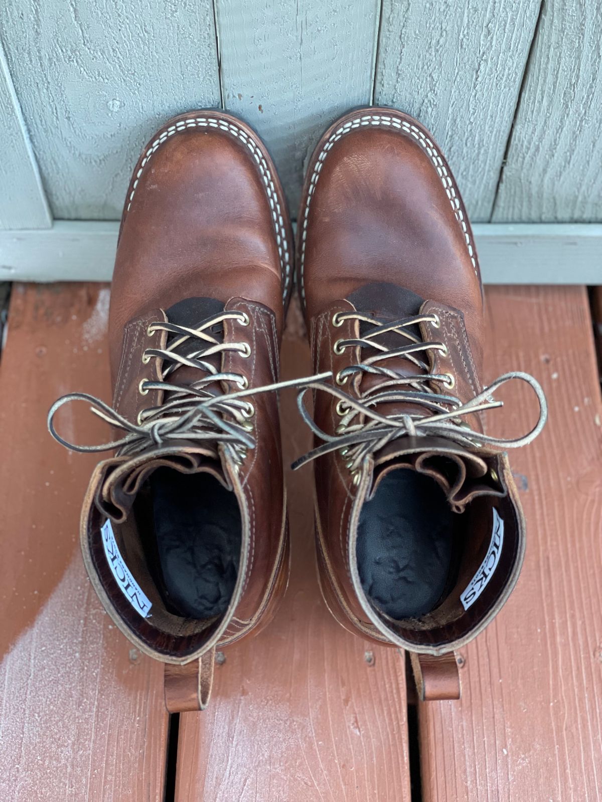 Photo by SteveHarveyOswald on January 4, 2025 of the Nicks Lace Up Heritage in Italian Brown Cypress.