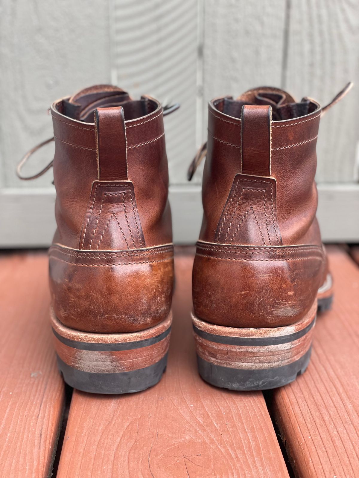 Photo by SteveHarveyOswald on February 2, 2025 of the Nicks Lace Up Heritage in Italian Brown Cypress.