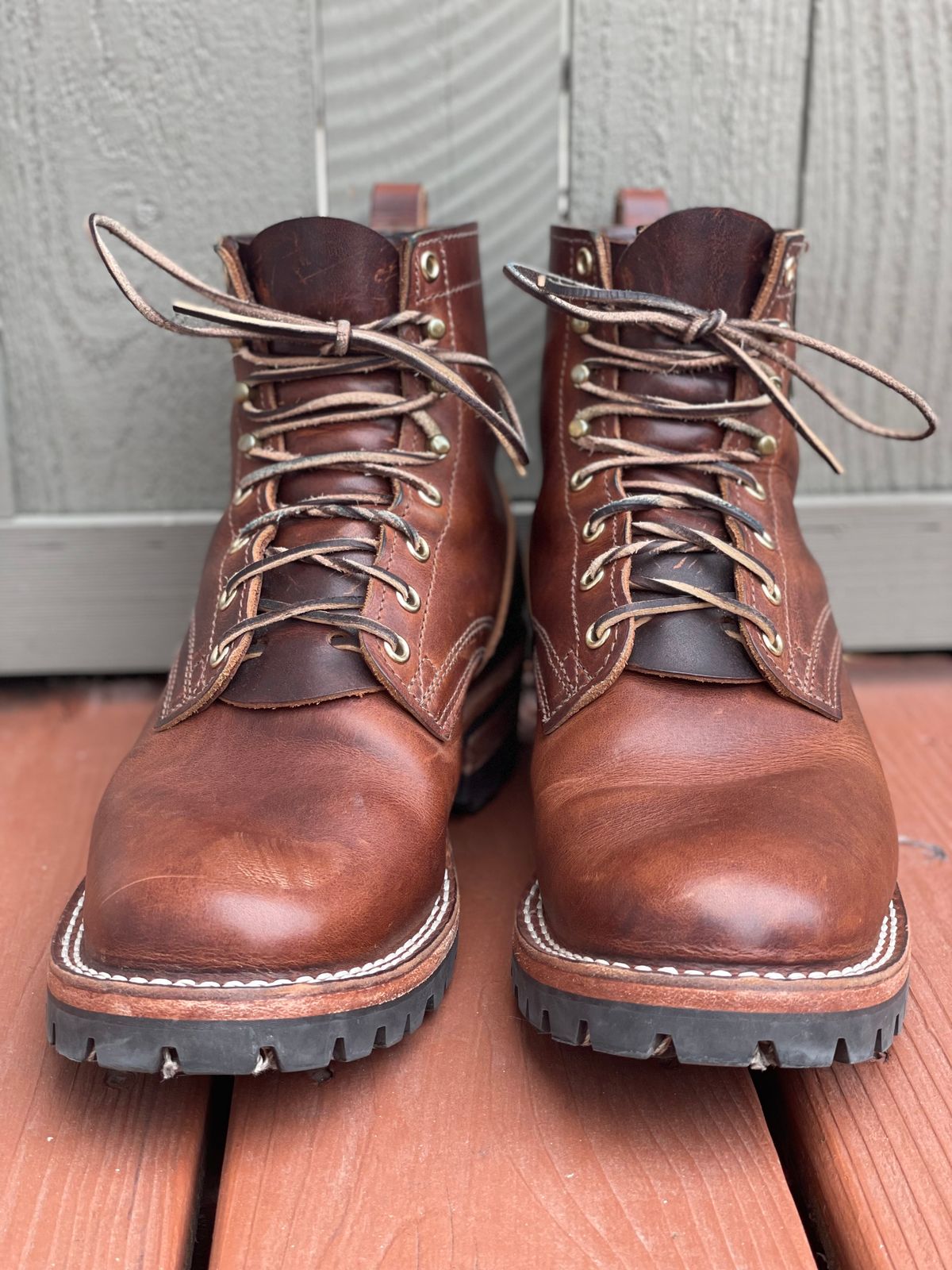 Photo by SteveHarveyOswald on February 2, 2025 of the Nicks Lace Up Heritage in Italian Brown Cypress.