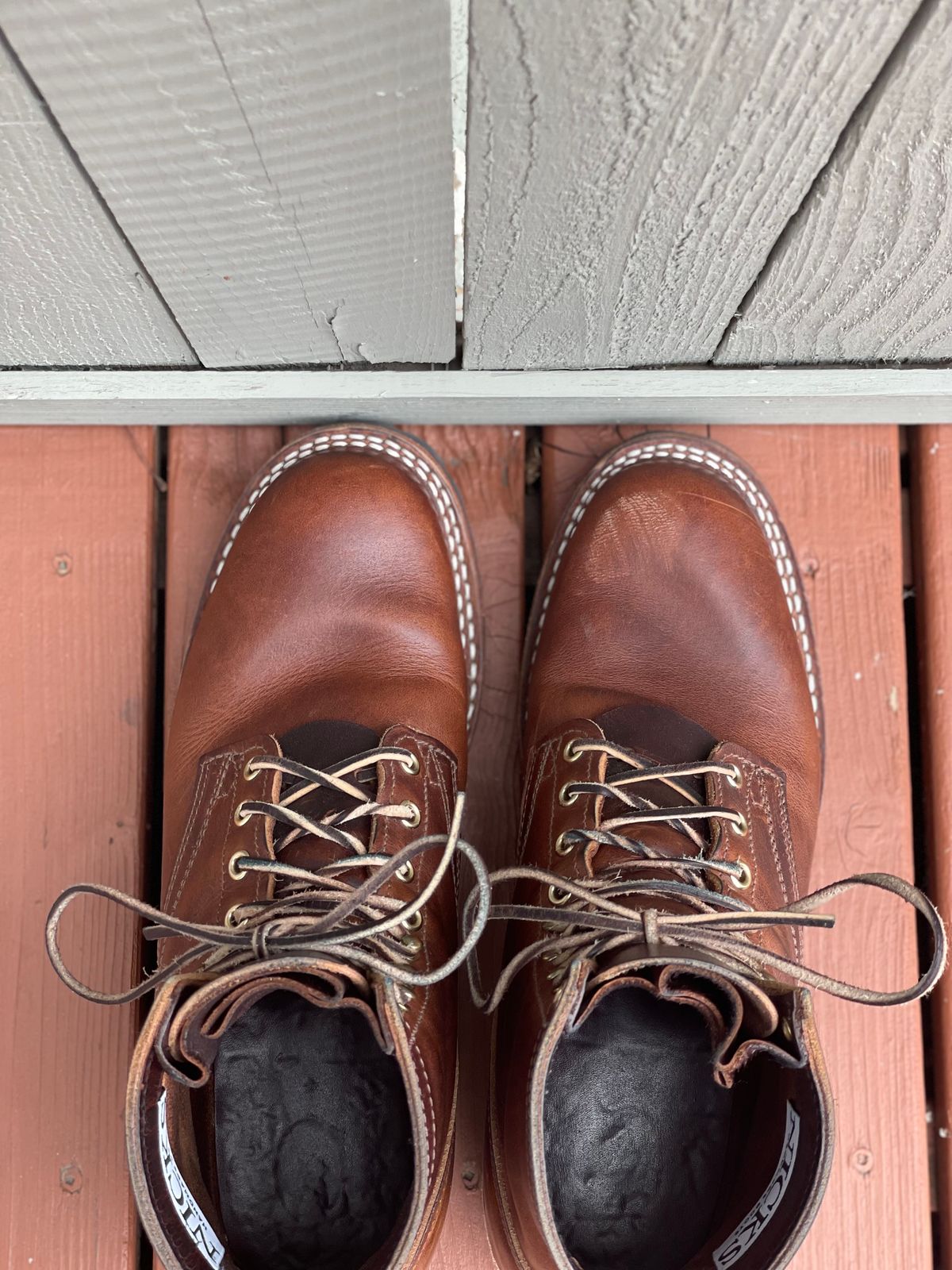 Photo by SteveHarveyOswald on February 2, 2025 of the Nicks Lace Up Heritage in Italian Brown Cypress.