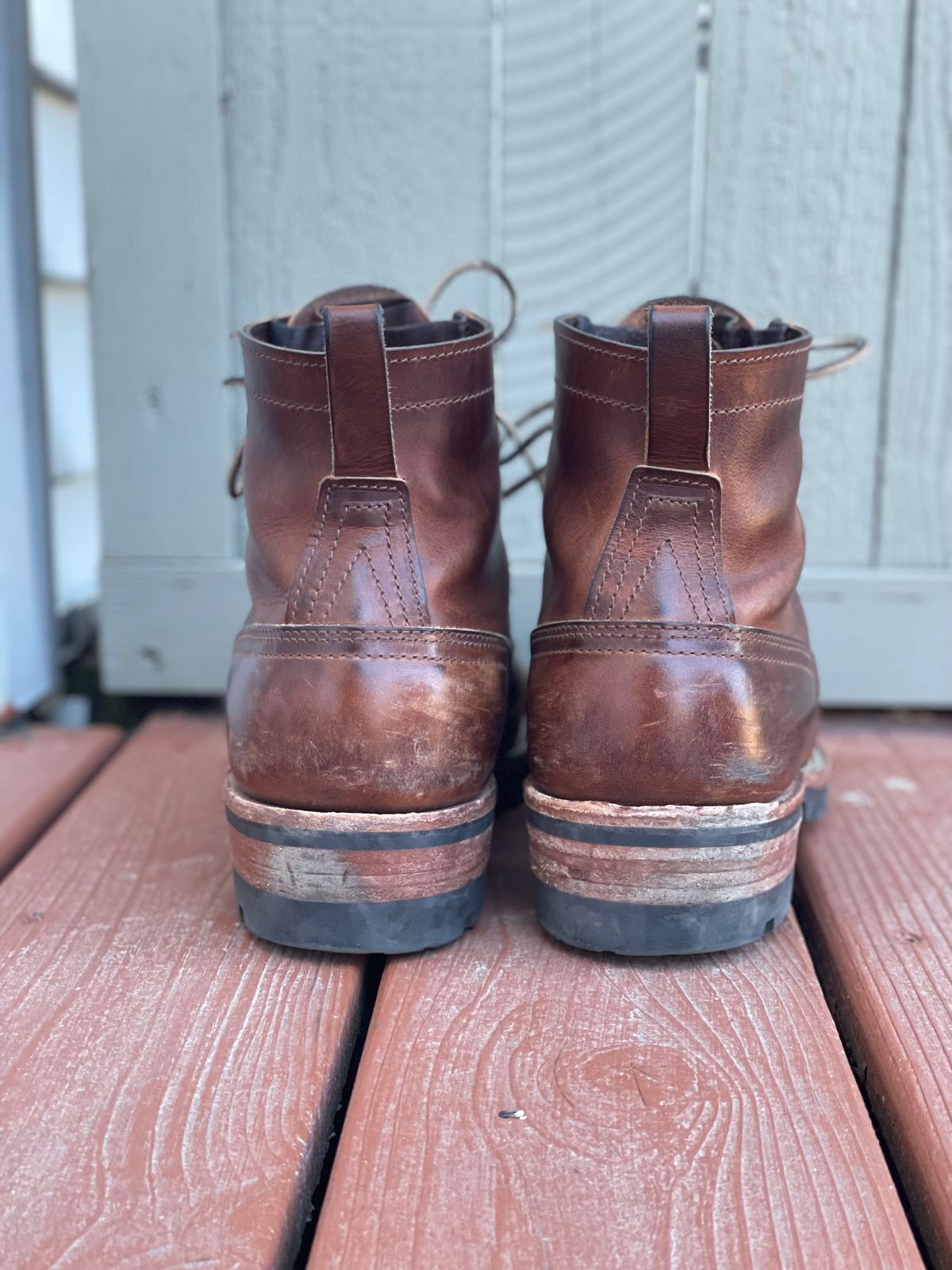 Photo by SteveHarveyOswald on March 1, 2025 of the Nicks Lace Up Heritage in Italian Brown Cypress.