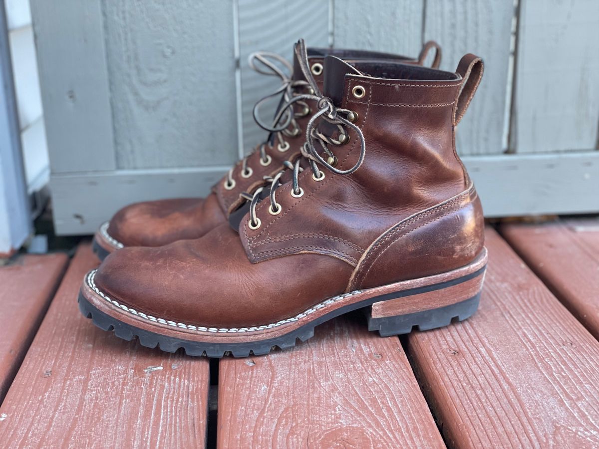 Photo by SteveHarveyOswald on March 1, 2025 of the Nicks Lace Up Heritage in Italian Brown Cypress.